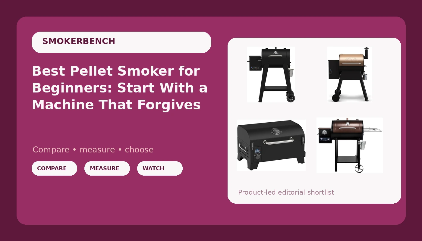Best Pellet Smoker for Beginners: Start With a Machine That Forgives - SmokerBench review with measurements and honest opinion