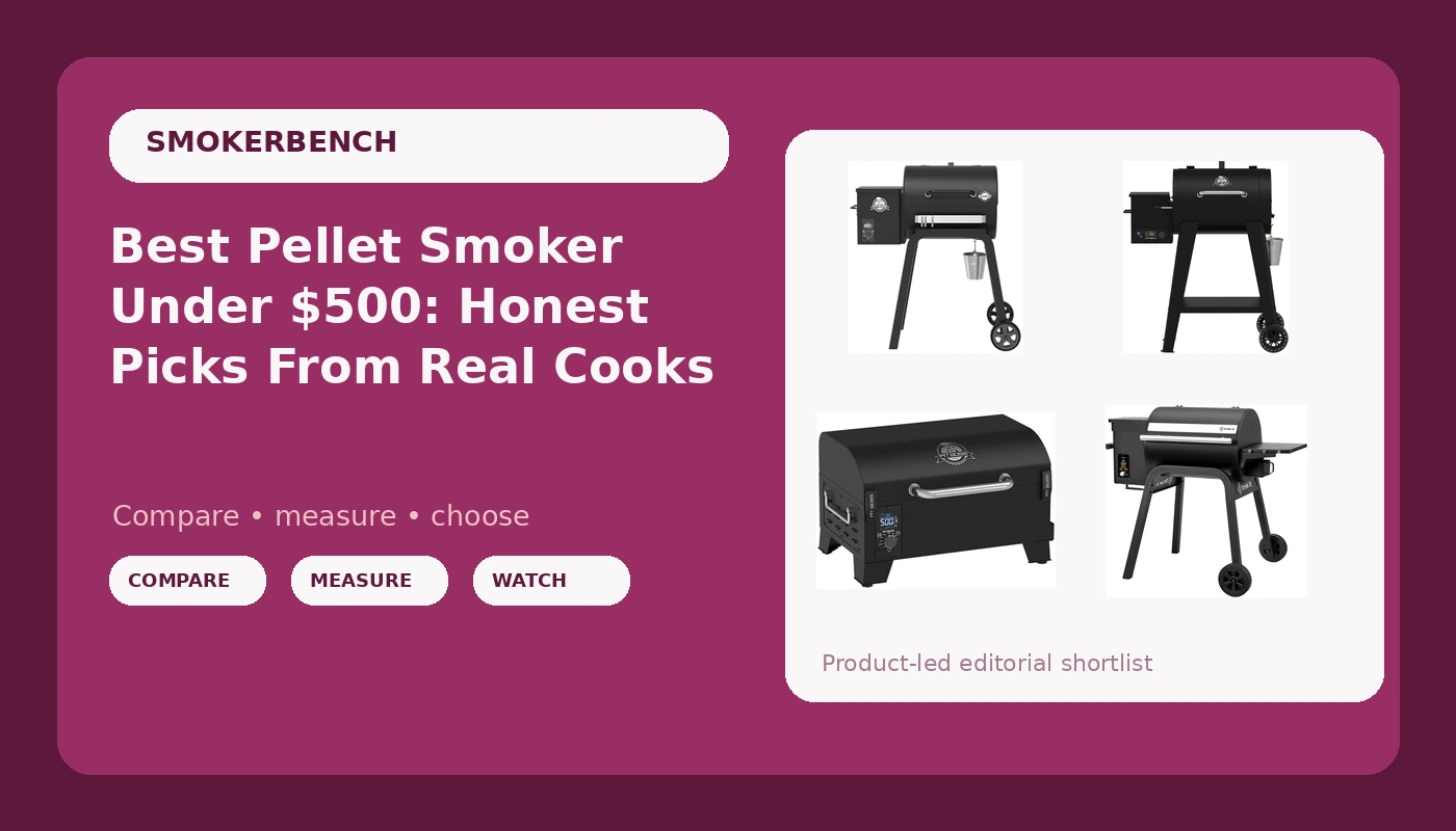 Best Pellet Smoker Under $500: Honest Picks From Real Cooks - SmokerBench review with measurements and honest opinion