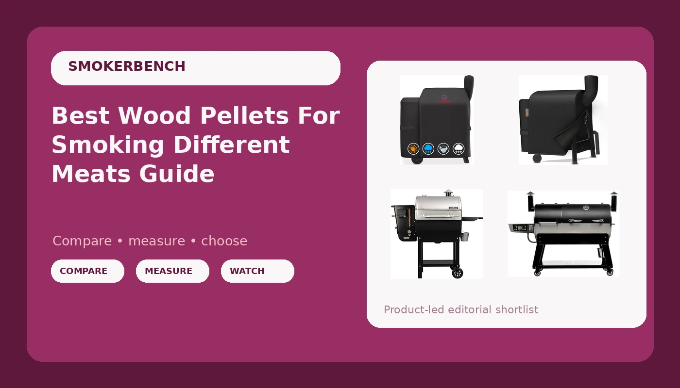 Best Wood Pellets For Smoking Different Meats Guide - SmokerBench review with measurements and honest opinion