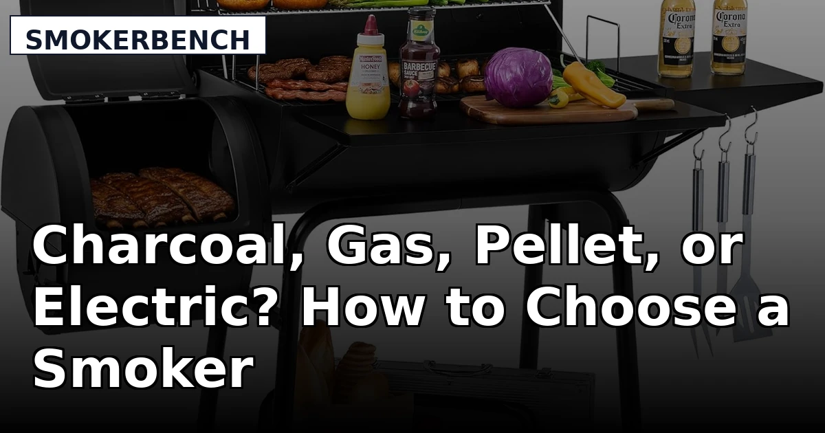 Charcoal, Gas, Pellet, or Electric? How to Choose a Smoker