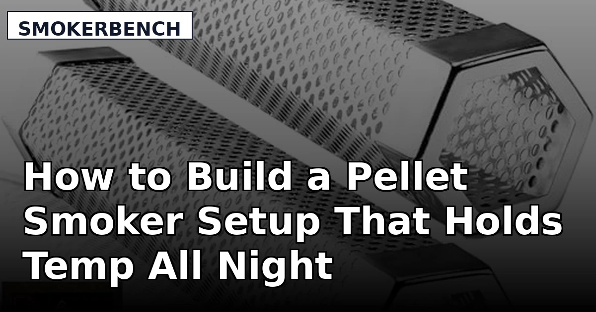 How to Build a Pellet Smoker Setup That Holds Temp All Night