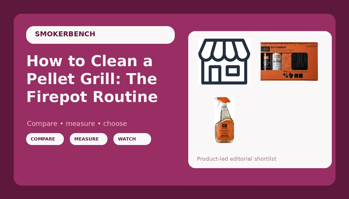 How to Clean a Pellet Grill: The Firepot Routine - SmokerBench review with measurements and honest opinion