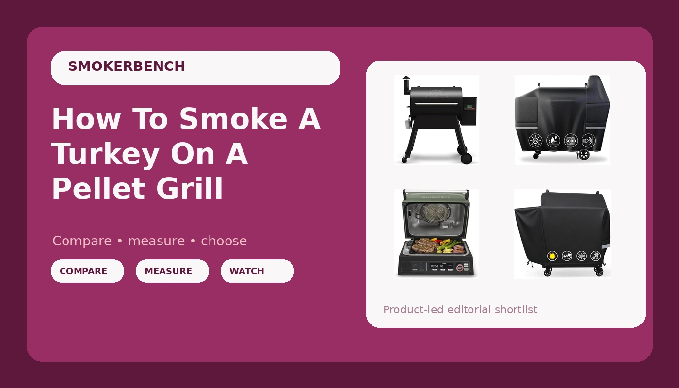How To Smoke A Turkey On A Pellet Grill - SmokerBench review with measurements and honest opinion