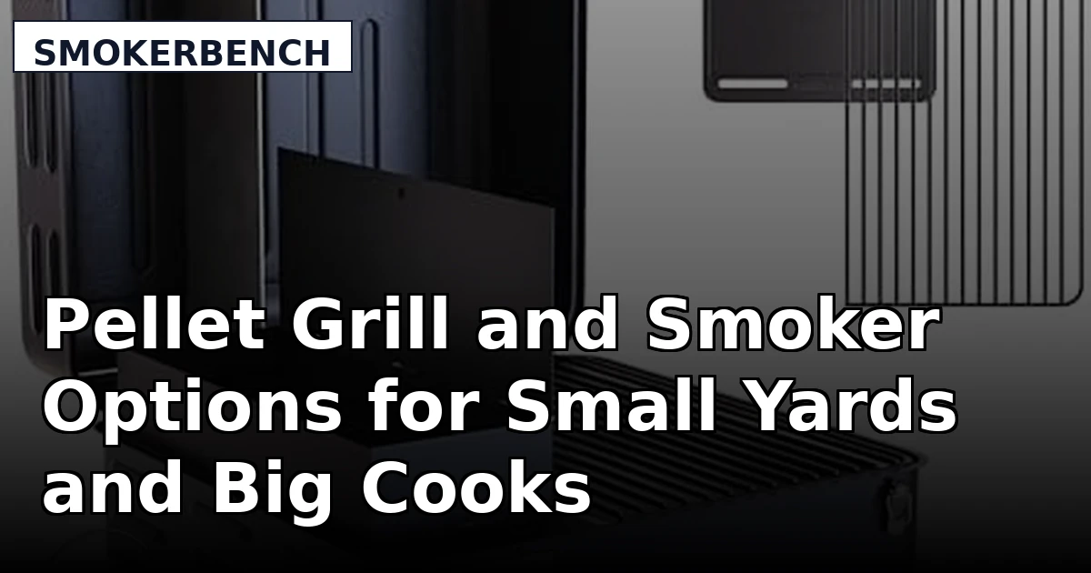 Pellet Grill and Smoker Options for Small Yards and Big Cooks