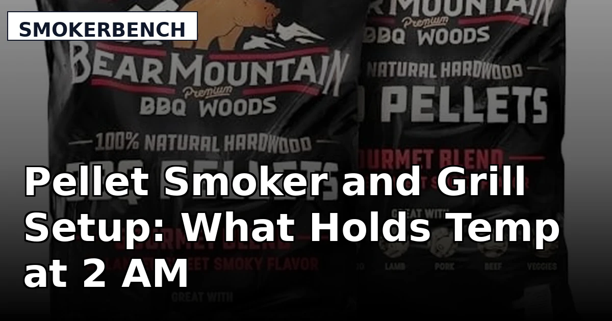 Pellet Smoker and Grill Setup: What Holds Temp at 2 AM