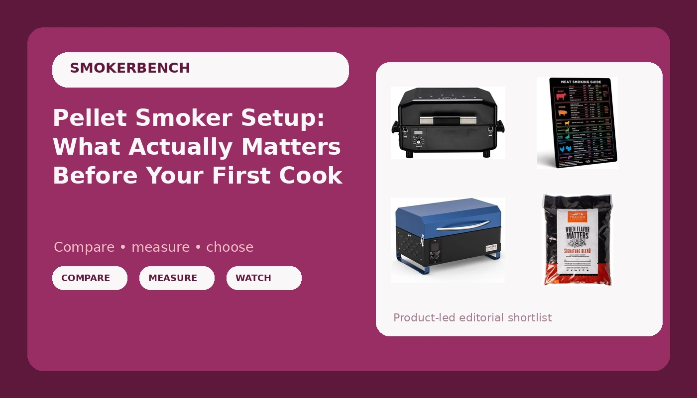 Pellet Smoker Setup: What Actually Matters Before Your First Cook