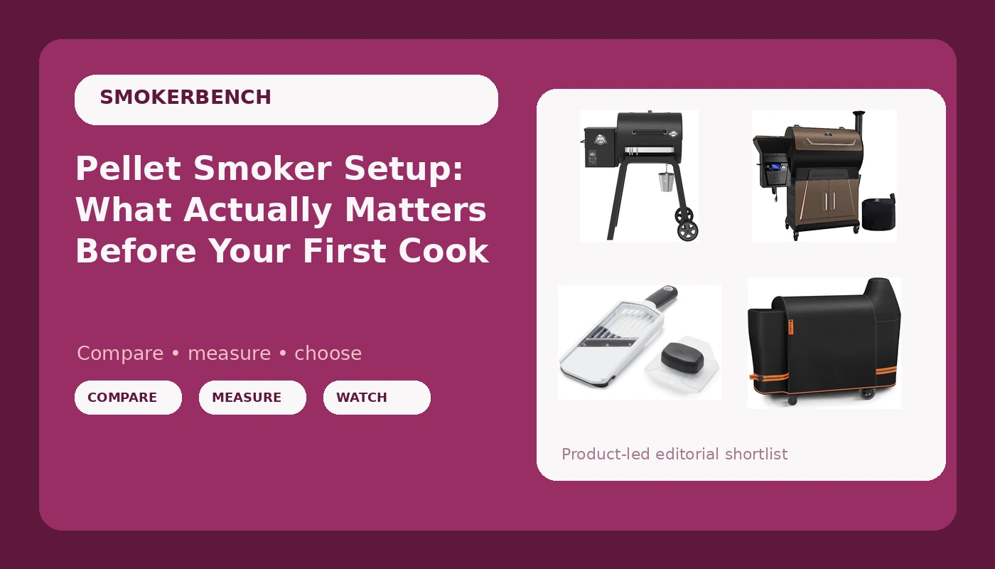 Pellet Smoker Setup: What Actually Matters Before Your First Cook