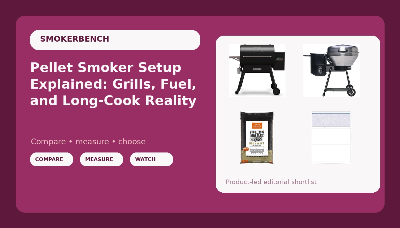 Pellet Smoker Setup Explained: Grills, Fuel, and Long-Cook Reality