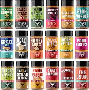 Fire & Smoke Society Motherload (18-Pack) Variety | BBQ Rub Seasoning Set